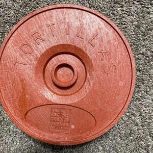 Mexican Fiesta Tortilla Warmer Container‎ Terracotta 8.5" Good condition storage